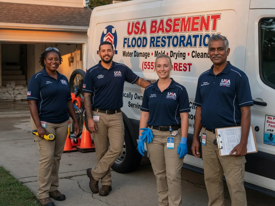 Basement Flood Cleanup company in Waterproof, LA
